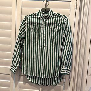 J Crew Striped Popover